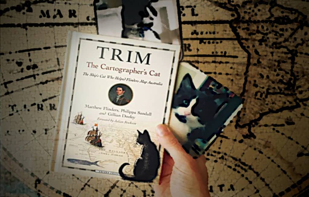 A book about Trim, a famous cat from history